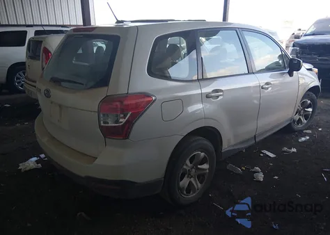 2014 Subaru Forester 2.5I z USA, uszkodzony, nr VIN JF2SJAAC3EH448442